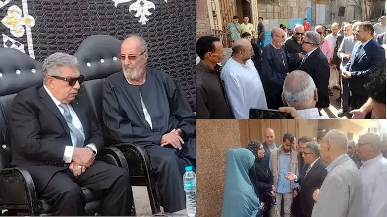 محافظ الدقهلية يقدم واجب العزاء في ضحيتي حادث إطلاق النار بالسودان - صور
