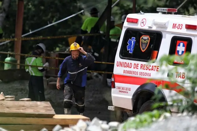 مقتل 14 شخصاً بانهيار منجم ذهب في جنوب غرب كولومبيا