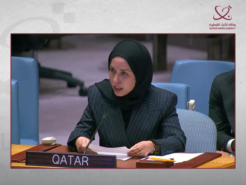 دولة قطر تؤكد أن احترام القانون الدولي والتوصل لتسويات من خلال الجهود الدبلوماسية يبقى السبيل الوحيد لتحقيق السلام المستدام