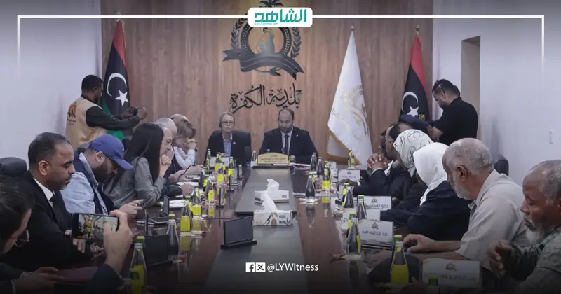 وفد أممي يزور الكفرة لبحث التحديات التنموية والإنسانية في ظل تداعيات النزاع السوداني - اخبار ليبيا