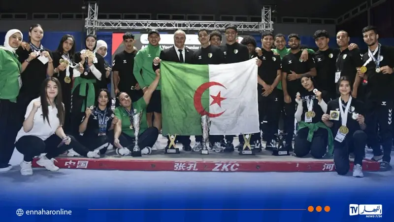 الجزائر تتوج باللقب العربي لرفع الأثقال