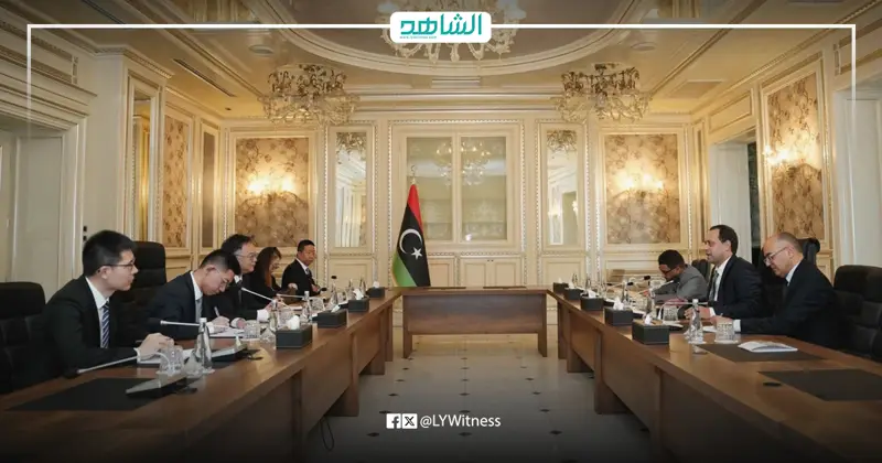 ليبيا.. مستشار المنفي يبحث مع وفد صيني تعزيز الشراكة الاستراتيجية بين البلدين - اخبار ليبيا