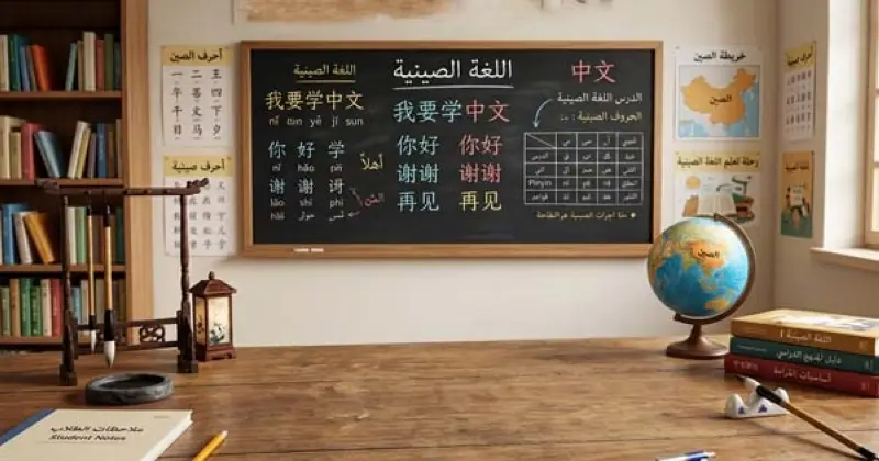 اللغة الصينية في المناهج التعليمية