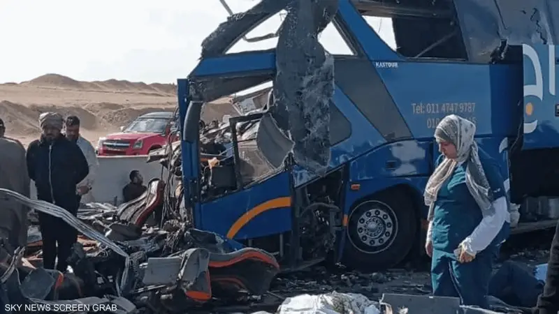 قتلى وجرحى في حادث تصادم مروع جنوبي مصر