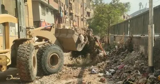 حى بولاق الدكرور يواصل تطوير أسفل محور كمال عامر.. وحملات لرفع الإشغالات