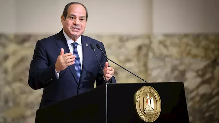 بث مباشر السيسي يصل مقر فعاليات منتدي مصر 2026