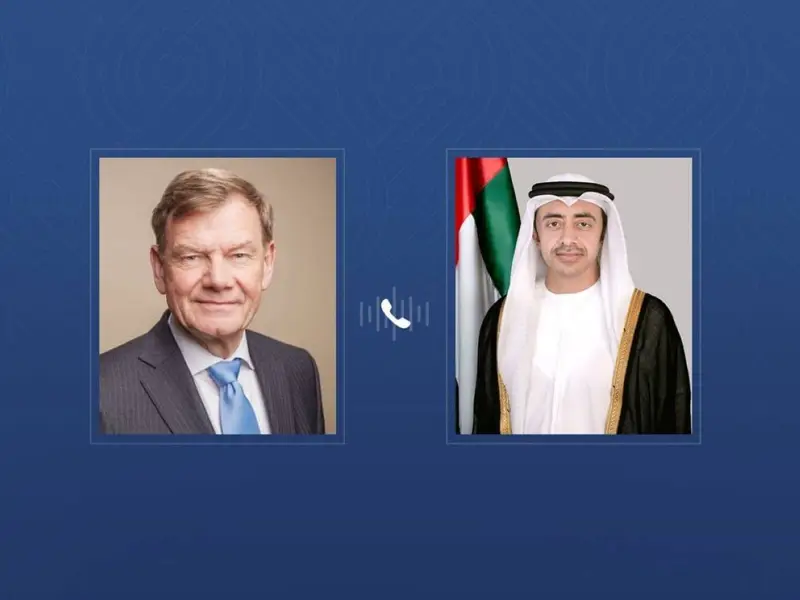 عبدالله بن زايد يبحث هاتفياً مع وزير خارجية ألمانيا التطورات الإقليمية