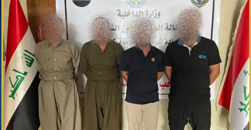 شفق نيوز..شرطة كركوك تعتقل 4 متهمين باستهداف منزل بقذيفة في قره هنجير