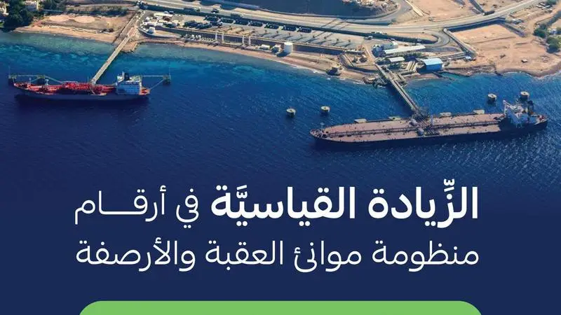 تجارة الترانزيت عبر موانئ العقبة تقفز 46 ضعفاً خلال 2026
