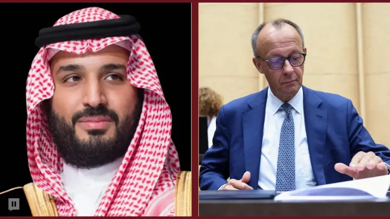 المستشار الألماني لولي العهد: ندين الهجمات الإرهابية الحوثية على المملكة