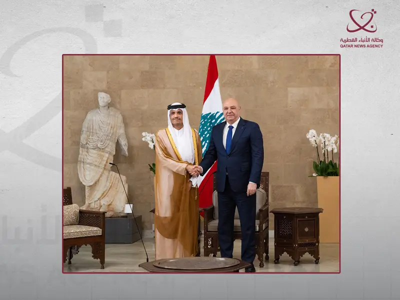 الرئيس اللبناني يستقبل رئيس مجلس الوزراء وزير الخارجية