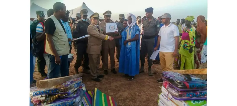 والي كيدي ماغا يتفقد المناطق المتضررة من الأمطار في لحرج ويشرف على توزيع مساعدات للمتضررين - الوكالة الموريتانية للأنباء