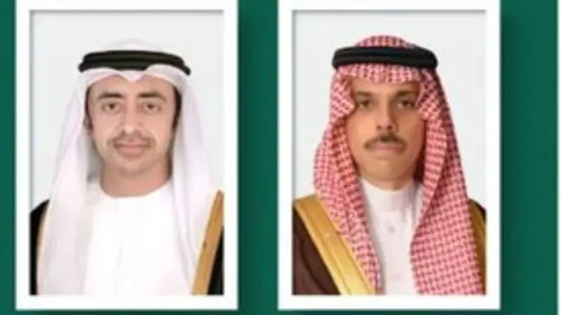 خلال اتصال مع بن فرحان.. وزير الخارجية الإماراتي يؤكد تضامن بلاده الكامل مع المملكة في مواجهة الاعتداءات الحوثية