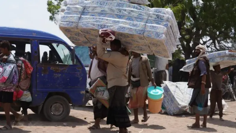 الصحة العالمية: نزوح أكثر من 200 ألف شخص في 10 محافظات يمنية