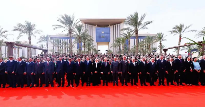 وزير العدل يشهد أداء اليمين القانونية لمعاوني النيابة الإدارية الجدد