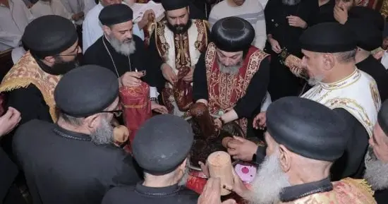 إيبارشية بنى مزار والبهنسا للأقباط الأرثوذكس تحتفل بعيد القديس يوحنا الجندى الأشروبى
