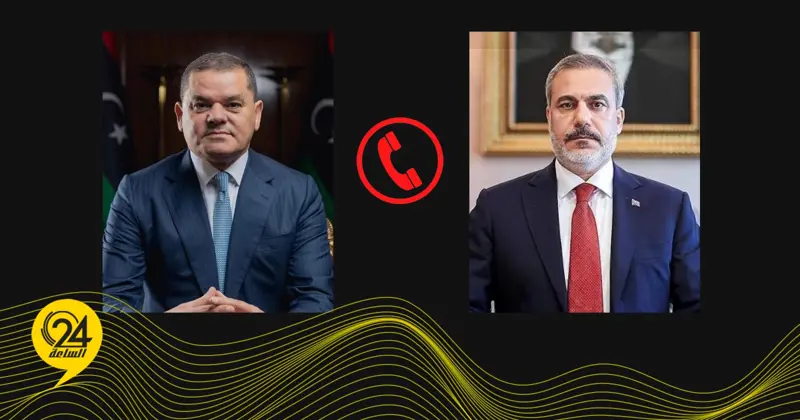 وزير الخارجية التركي يجري اتصال مع الدبيبة بشأن مذكرة التفاهم البحرية - اخبار ليبيا