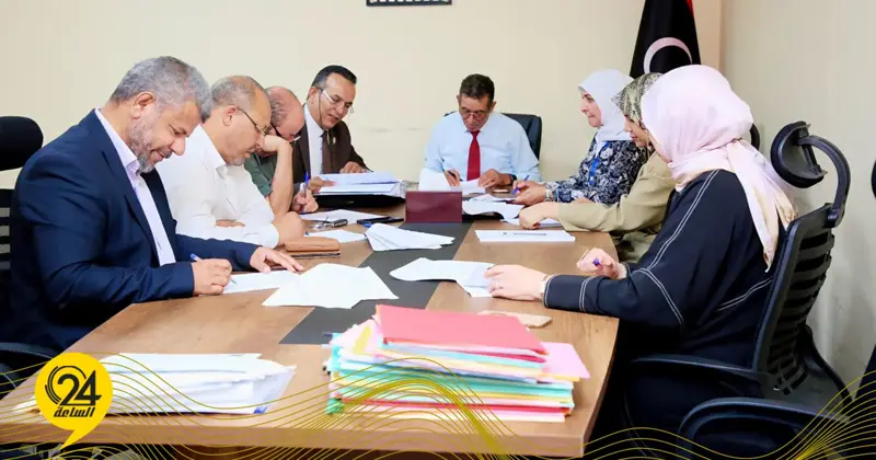 لجنة شؤون المعلمين في وزارة تعليم الدبيبة تعقد اجتماعها العشرين - اخبار ليبيا