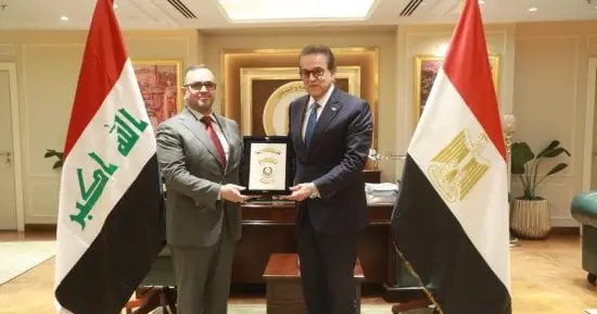 وزير الصحة يبحث مع نظيره العراقى توطين صناعة الدواء وتبادل الخبرات