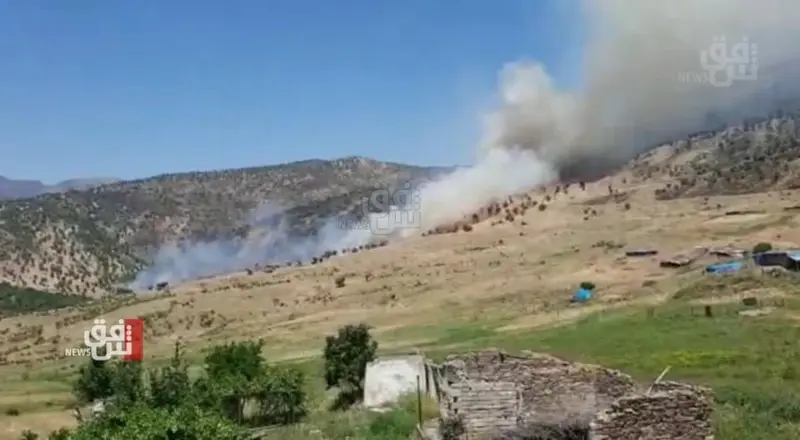 شفق نيوز..حزب حرية كوردستان يعلن تعرض مقره لقصف بـ4 صواريخ باليستية إيرانية في باليسان