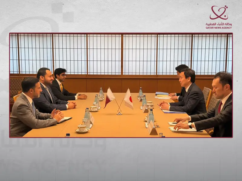 وزير الدولة بوزارة الخارجية يجتمع مع النائب الأول لوزير الخارجية الياباني