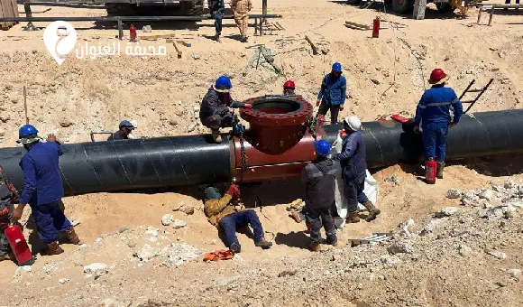 الخليج العربي للنفط تبدأ ضخ الخام عبر الجزء المستبدل من خط السرير – الحريقة - اخبار ليبيا