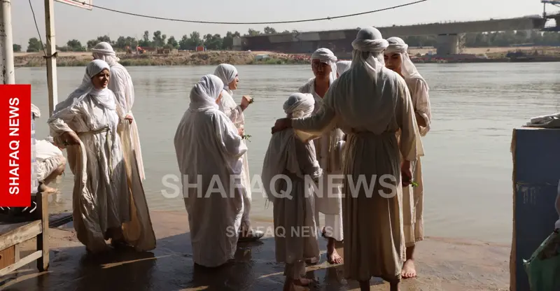 شفق نيوز..عند نهر دجلة.. الصابئة المندائيون يحيون "الطقس الأهم" بعيد الأزدهار (صور)