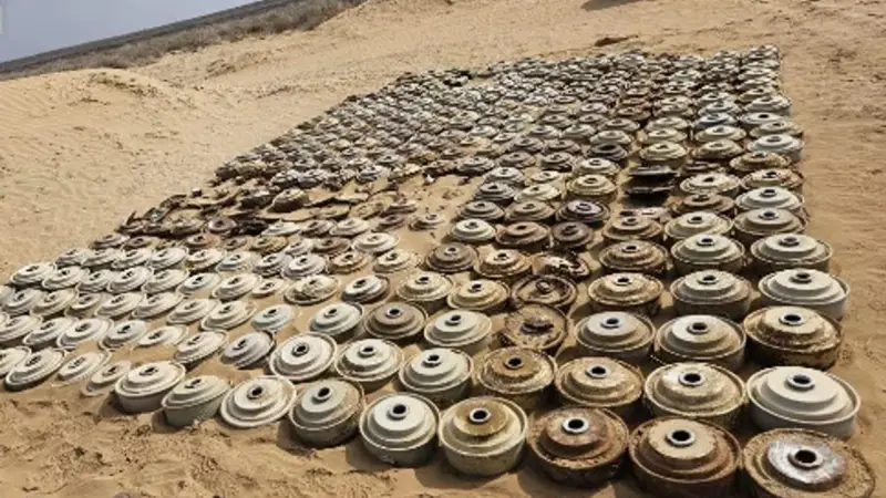 "مسام" ينزع أكثر من 1200 لغم من مختلف الأراضي اليمنية في أسبوع