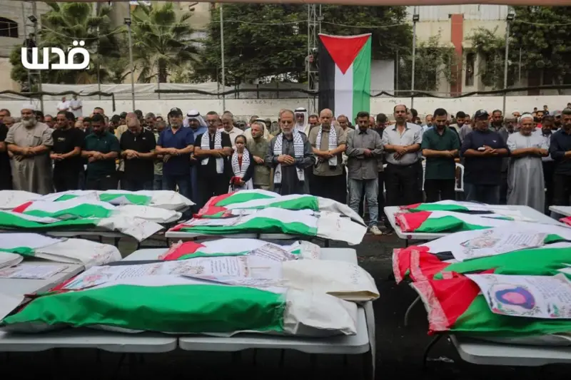 غزة تشيع جثامين 75 شهيدا انتُشلت في حي الدرج
