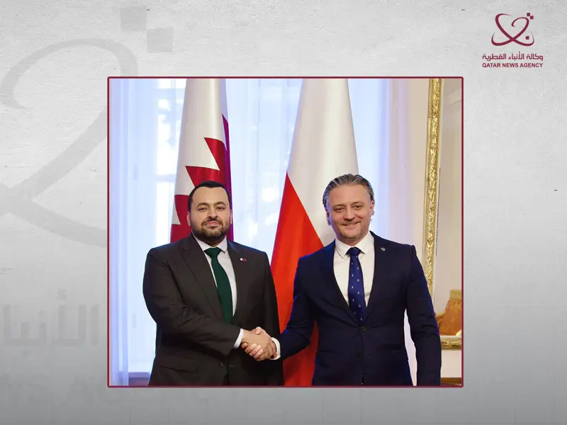 ‏وزير الدولة بوزارة الخارجية يجتمع مع رئيس مكتب الأمن القومي البولندي
