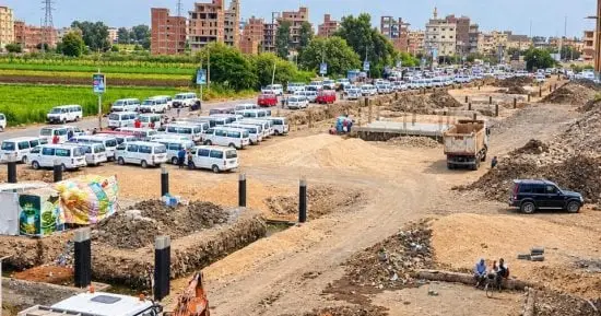 تنفيذ 60% من مشروع تطوير موقف جديلة بالدقهلية بتكلفة 48 مليون جنيه.. صور