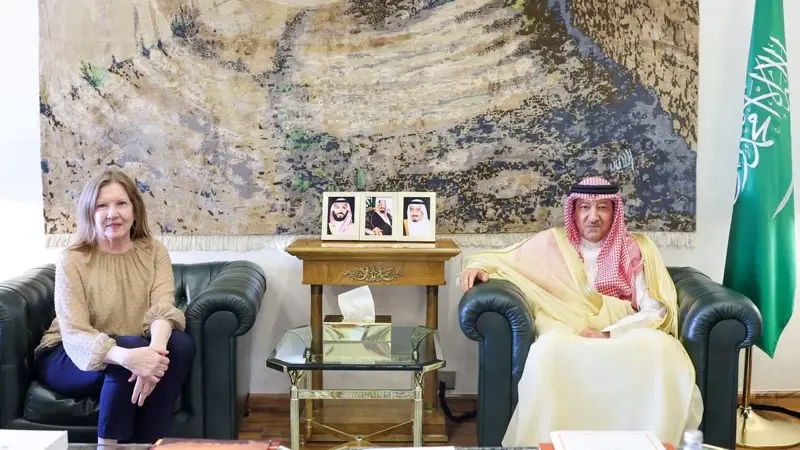 نائب وزير الخارجية يستقبل القائم بالأعمال في السفارة الأمريكية لدى المملكة