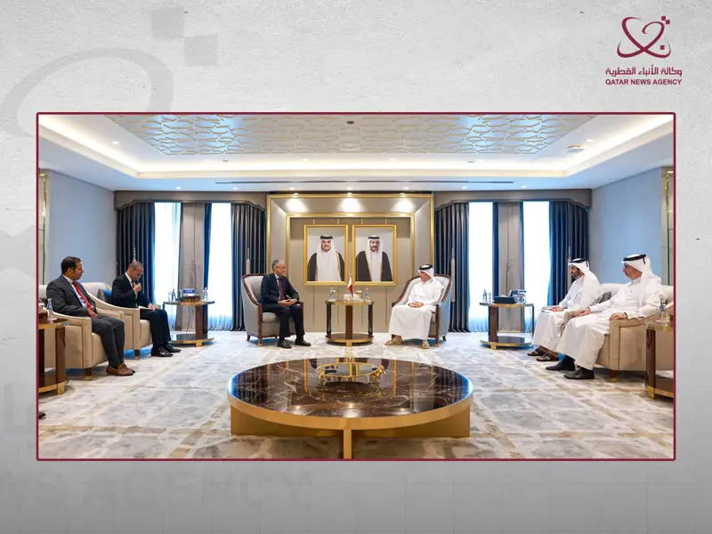 وزير الدولة للشؤون الخارجية يودع سفير موريتانيا