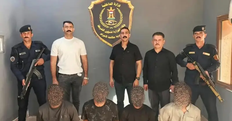 شفق نيوز..كركوك.. إنقاذ عائلة بعد حادث لسيارتهم والقبض على أفغان متهمين بالقتل