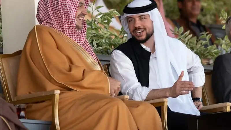 ولي العهد من الجنوب: نعتز بالأهل النشامى ونفتخر بأصالتهم وكرمهم