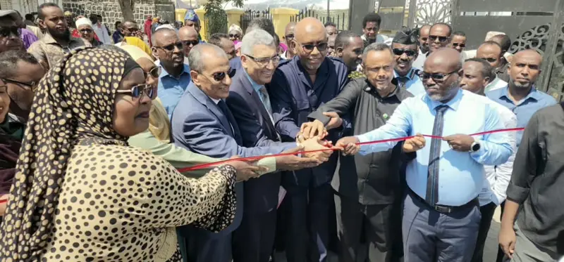 Inauguration d'une extension du siège communal de Balbala