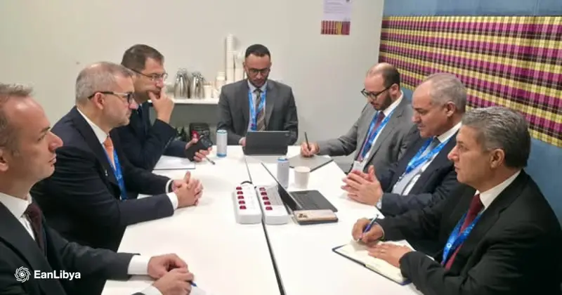 ناجي عيسى يبحث مع نظيره التركي تعزيز التعاون النقدي والمصرفي