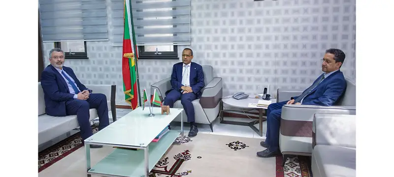 وزير الشؤون الاقتصادية يستقبل الممثل المقيم لصندوق النقد الدولي - الوكالة الموريتانية للأنباء