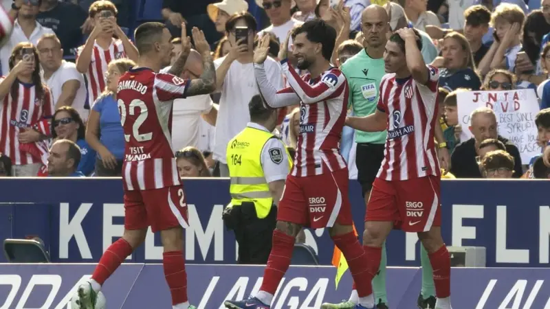 أتلتيكو مدريد ينتزع فوزًا صعبًا من إسبانيول بهدف في الدوري الإسباني