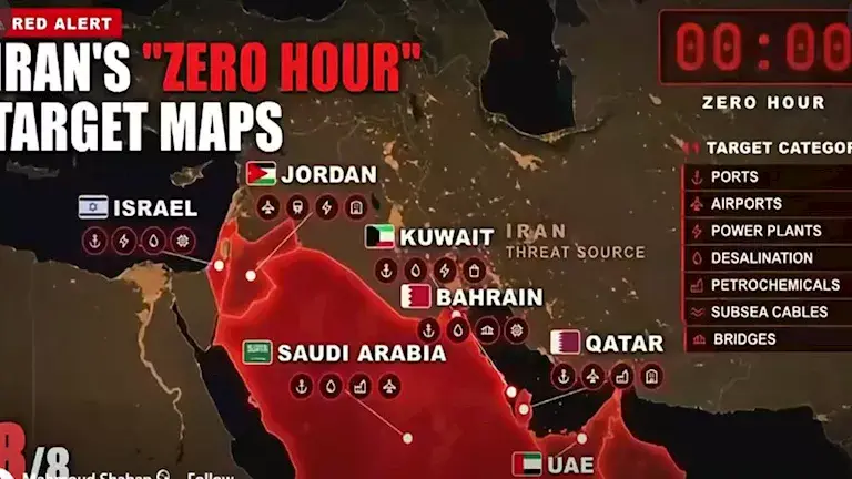 بينها إسرائيل والسعودية.. وكالة فارس تنشر بنك أهداف إيران الجديد (فيديو)