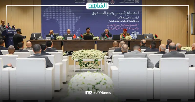 صدام حفتر يشارك في الاجتماع الإقليمي لرؤساء أجهزة الأمن بمدينة بنغازي - اخبار ليبيا