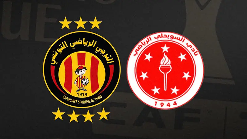 أبطال إفريقيا: برنامج النقل التلفزي لمواجهة السويحلي الليبي والترجي الرياضي