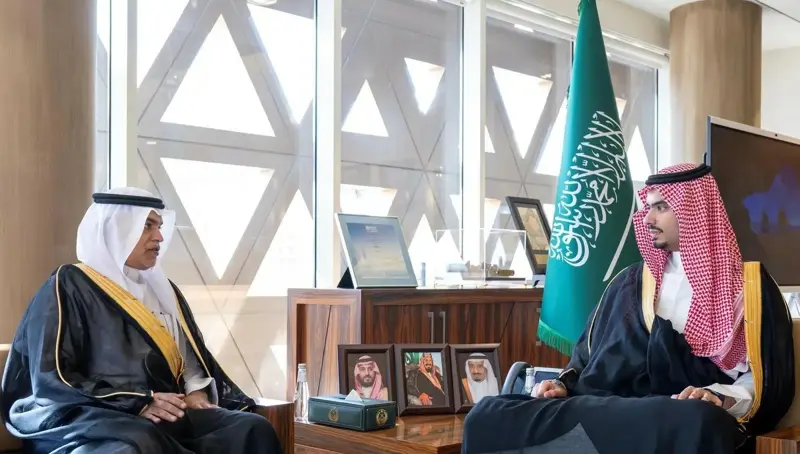 محافظ الدرعية يستقبل رئيس القطاع الأوسط بشركة المياه الوطنية