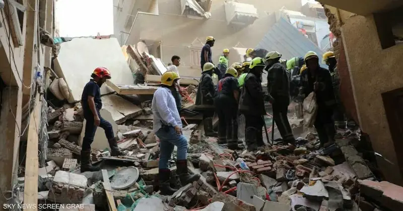 6 وفيات و7 مصابين بانهيار عقار في القاهرة