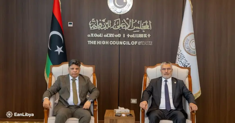 تكالة والصديق الصور يبحثان توحيد السلطة القضائية في ليبيا