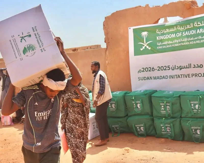 مساعدات سعودية.. 960 حقيبة إيوائية في ولاية الخرطوم بالسودان