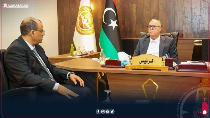 عبدالنبي يبحث مع مرعي المهدي تحديث تشريعات النقل وحماية الطرق من الحمولات الزائدة - اخبار ليبيا
