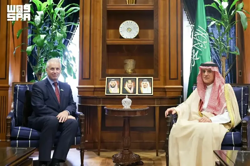 الجبير وسفير فنلندا يستعرضان القضايا ذات الاهتمام المشترك