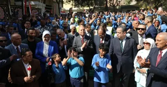 محافظ القاهرة يفتتح مدرسة حمزة بن عبد المطلب وقصر ثقافة منشأة ناصر