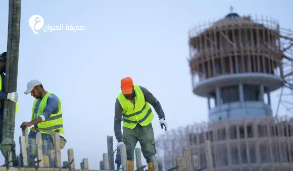 استمرار أعمال تنفيذ منتزه منارة سرت - اخبار ليبيا